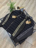 Чоловіча куртка вітровка Burberry CK7694 чорна, фото 4