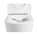 Унітаз-компакт Qtap Stork/Swan безобідковий з сідінням Soft-close QT15222178W, фото 5