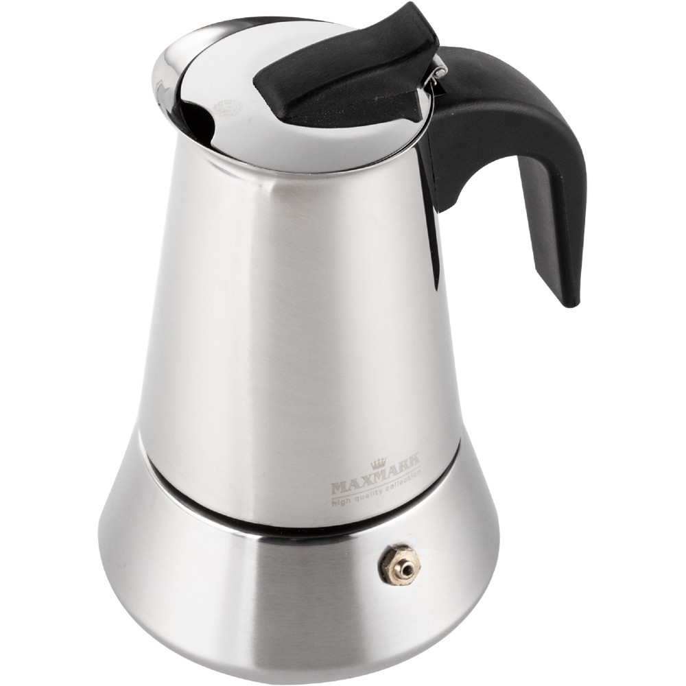 Кавоварка гейзерна індукційна Maxmark нержавійка 4 горнятка MK-SV104, фото 1