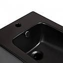 Біде підлогове Qtap Scorpio 530x360x395 Matt black QT14441003CMB, фото 5