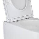 Унітаз підвісний Qtap Taurus безободковий з сидінням Soft-close QT2433084EUQW, фото 6
