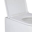 Унітаз підвісний Qtap Taurus безободковий з сидінням Soft-close QT2433084EUQW, фото 7