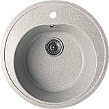 Гранітна кухонна мийка Romzha Klasicky. Гранітні мийки, мийки на кухню, раковина на кухню, фото 6