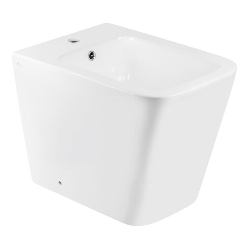 Біде підлогове Qtap Crow 545х360х410 White QT05443370W, фото 1