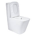 Унітаз підлоговий Qtap Tern Ultra Quiet безобідковий з сидінням Soft-Close QT17222175AUQ1W White, фото 5