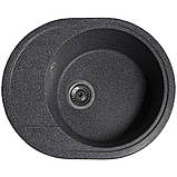 Гранітна кухонна мийка Romzha Voce. Гранітні мийки, мийки на кухню, раковина на кухню, фото 2