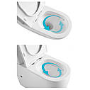 Унітаз підлоговий Qtap Robin New Ultra Quiet безобідковий з сидінням Soft-close WHITE QT13226083AW, фото 7