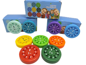 Дитяча розвиваюча іграшка Математичний сенсорний спінер ( гра спіннер множення та ділення )
