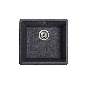 Гранітна кухонна мийка Romzha Mira U-400 Grafit (201). Гранітні мийки, мийки на кухню, раковина на кухню