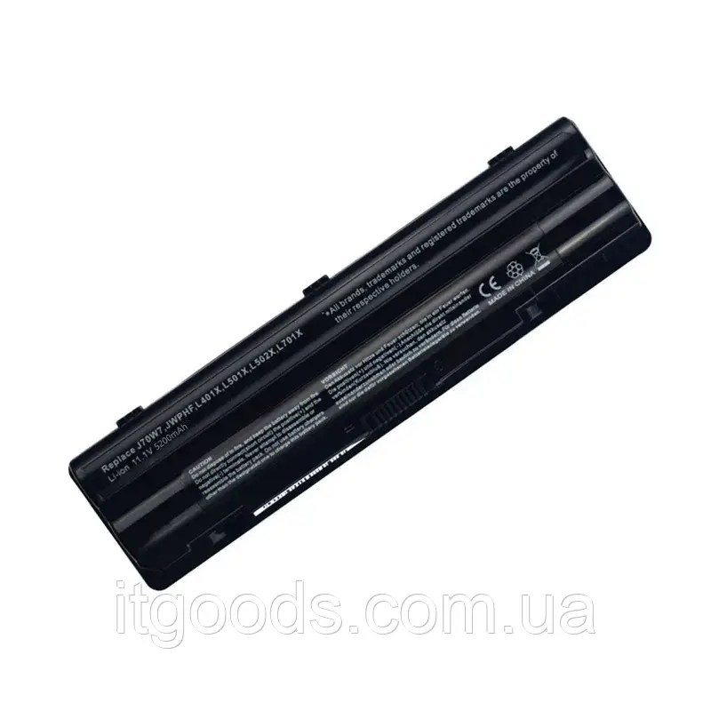 Акумулятор 5200mAh J70W7 JWPHF R795X WHXY3 312-1123 312-1127 для Dell XPS 14 15 L401x L501x L502x L701x L702x