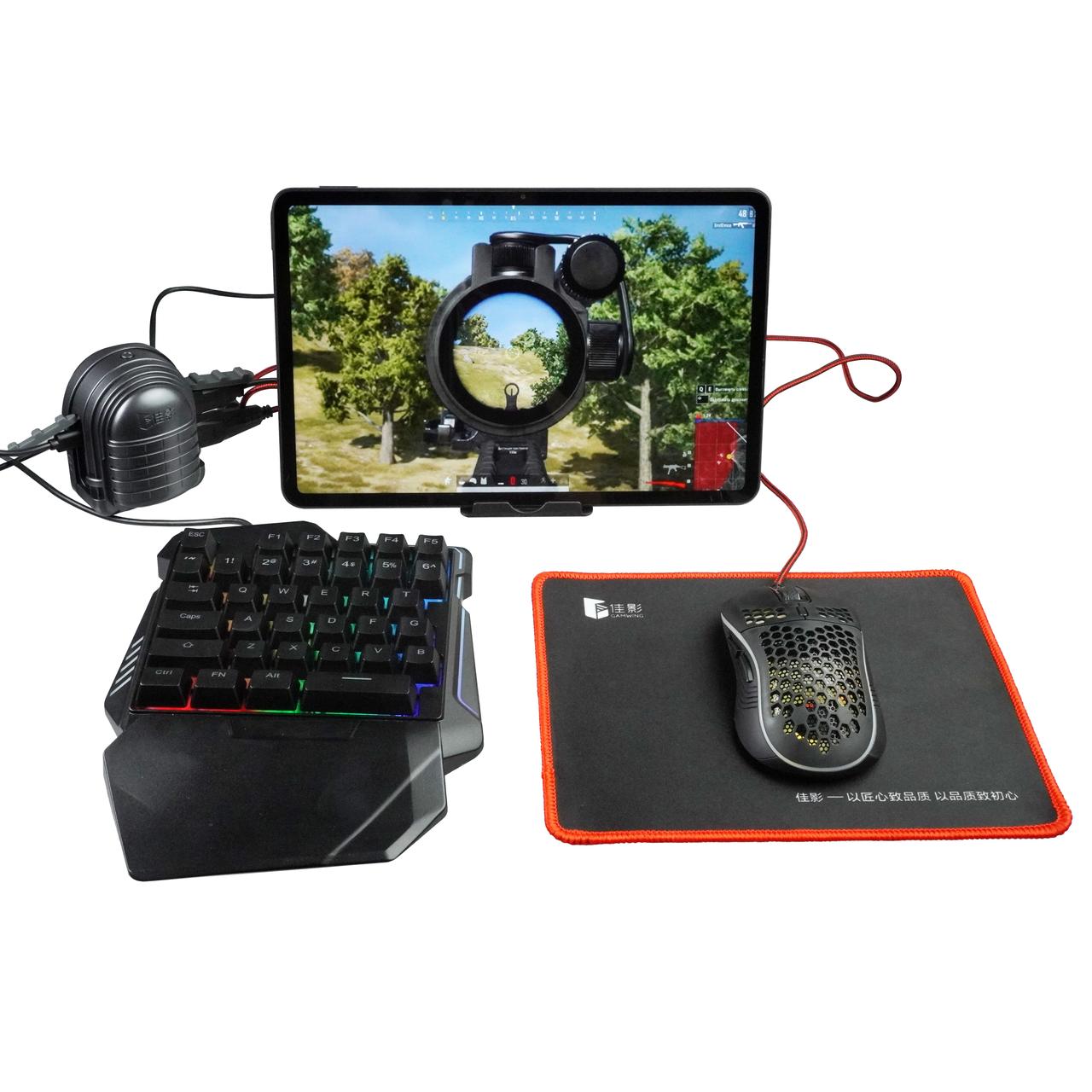 Клавіатура миша для телефона смартфона конвертер pubg пабг пубг cod warzone ігровий адаптер, фото 1