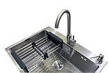 Комплект мийка + змішувач Romzha Arta U-650S Max (A), фото 4