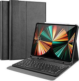 Чохол з клавіатурою ProCase для iPad Pro 12.9 2022 2021 2020 2018, для iPad Pro 12.9 дюйма 6th 5th 4th — чорний