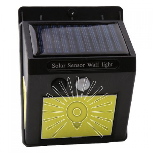 Підсвічування для стіни COB Lemanso 5W 170LM IP65 6500K з д/руху та сон. батареєю / LM33002 з акумулятором