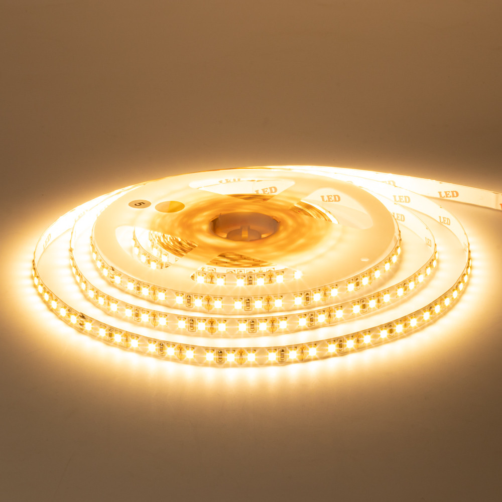 Led стрічка 12В біла тепла AVT-New smd2835 120LED/m IP20, 1 м