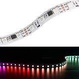 Світлодіодна LED стрічка PROLUM™ 12V; 5050\60; IP20; Series "SMART", RGB (Pixel Full Color), фото 3