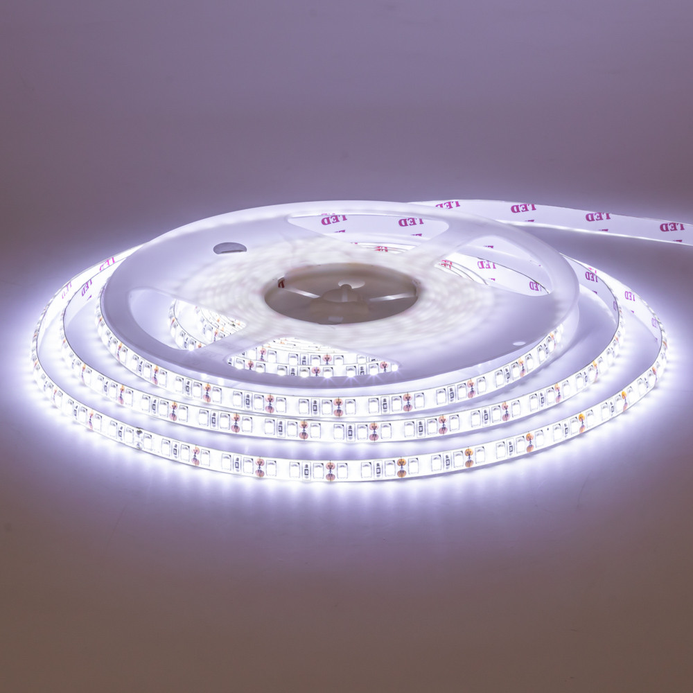 Світлодіодна стрічка 12 в Motoko біла нейтральна smd3528 120led/м негерметична, 1 м