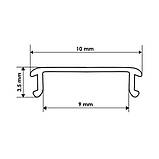 Розсіювач матовий BIOM LM-UT плоский для LED профіля, м, фото 4