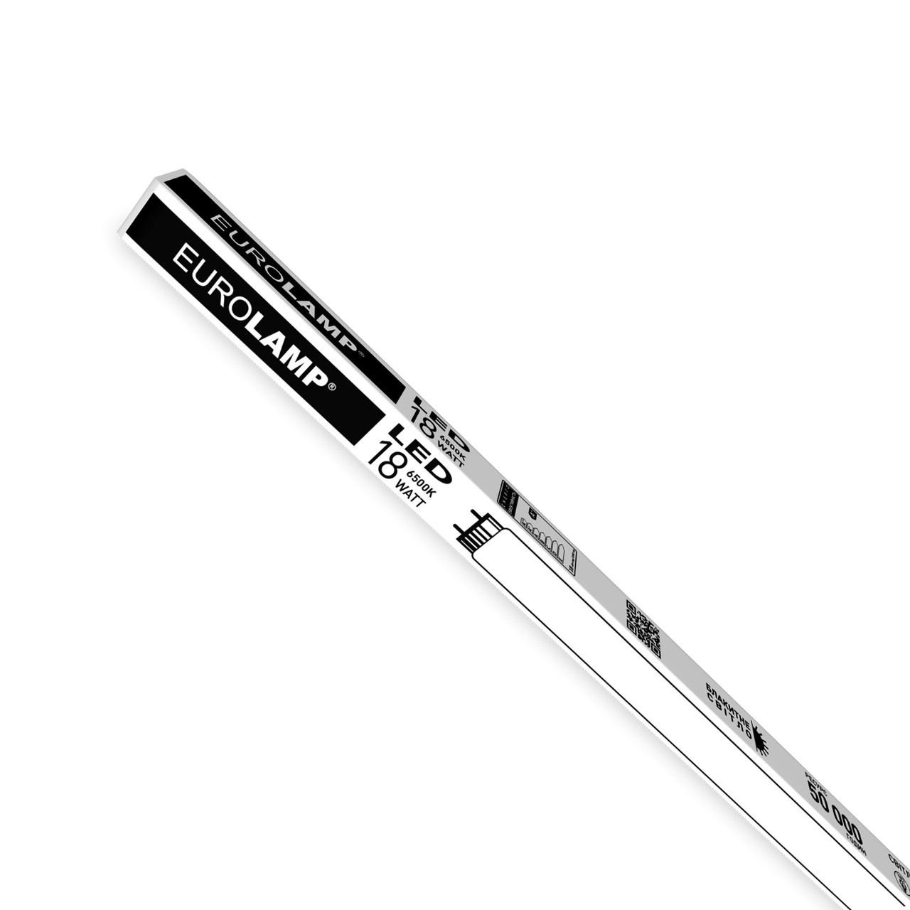 EUROLAMP LED Лампа T8 скло 18W 6500K, фото 1