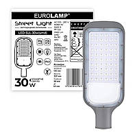 EUROLAMP LED Світильник вуличний плаский SMD 30W 5500K grey
