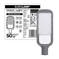 EUROLAMP LED Світильник вуличний плаский SMD 50W 5500K grey