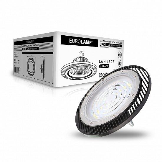 EUROLAMP LED Світильник індустріальний UFO NEW IP65 150W 5000K, фото 1