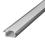 Комплект алюмінієвого профілю ПФ-19 врізний розсіювач 2 м, фото 3