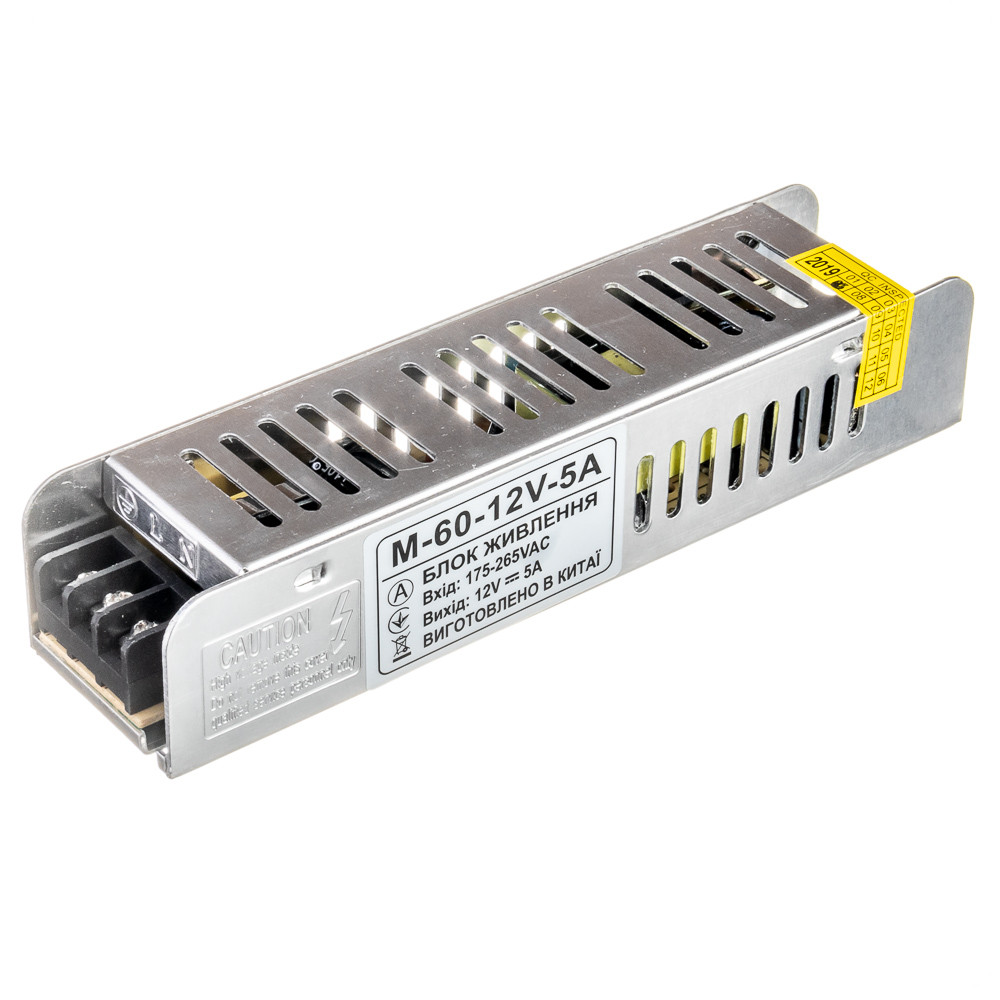 Led блок 12 В M/5A 60 Bт IP 20