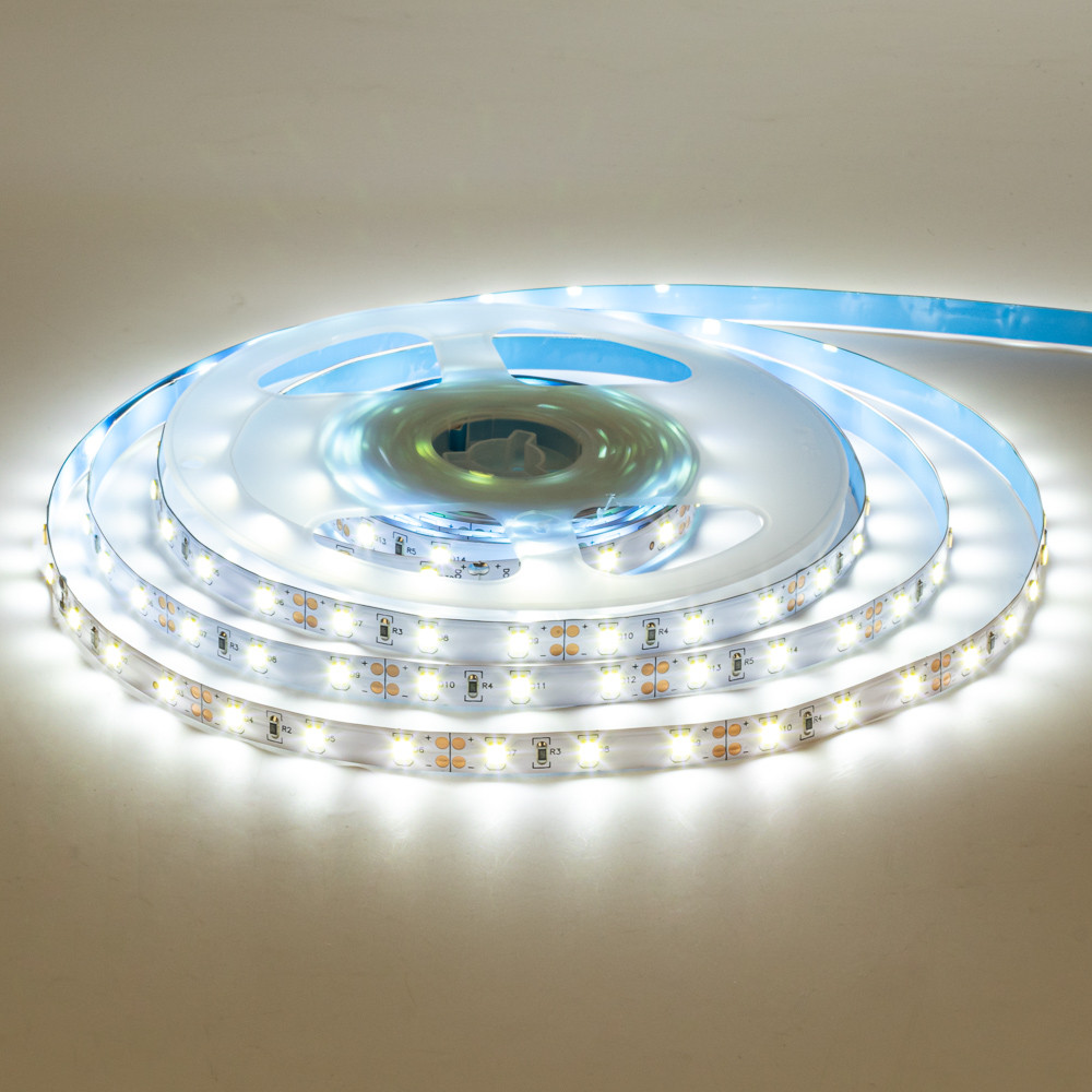 Led стрічка 12В біла AVT-Prof smd2835 60 LED/m IP20, 1 м