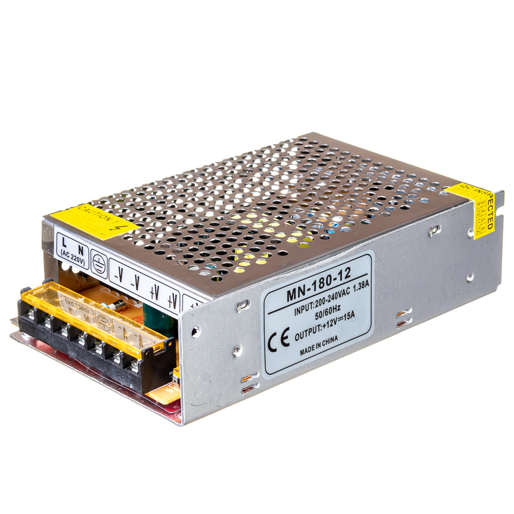 Led блок 12 В MN/15A 180 Bт IP 20