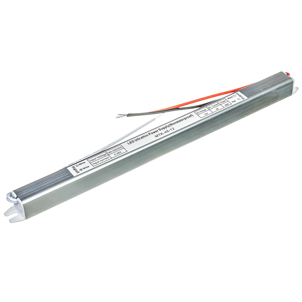 Led блок 12 В SLIM No1/4A 48Bт IP 20, фото 1