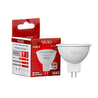 Led-лампа Sivio 5 Вт MR16 нейтральна біла GU5.3 4100K
