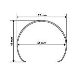 Розсіювач матовий BIOM LM-R60 радіальний до профілю ЛПР-60 , м, фото 4