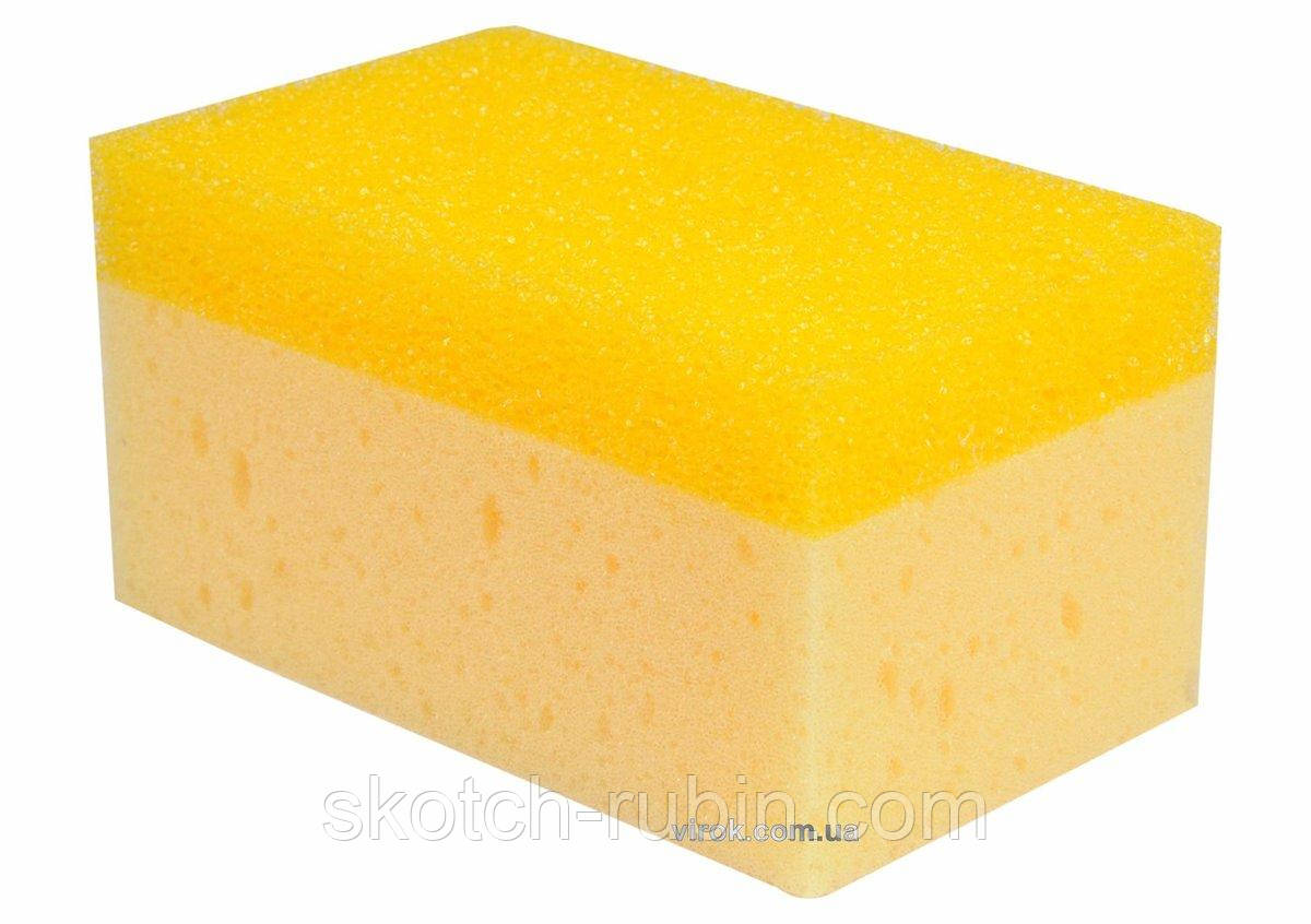 Губка для затирання плитки VIROK 165х 110х 80 мм. двошарова