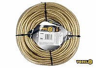 Трос сталевий з наконечниками для пломб VOREL : Ø6 мм x 36 м [12]