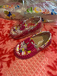 STTOPA.Розмір 21,22. Мокасини дитячі для дівчинки червоні