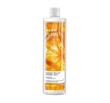 Avon Гель для душу зволожувальний Avon "Апельсин" SENSES, 500МЛ, фото 1