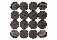 Прокладки пластикові фільцеві на цвях VOREL, 17мм, набір 16шт [16/288]