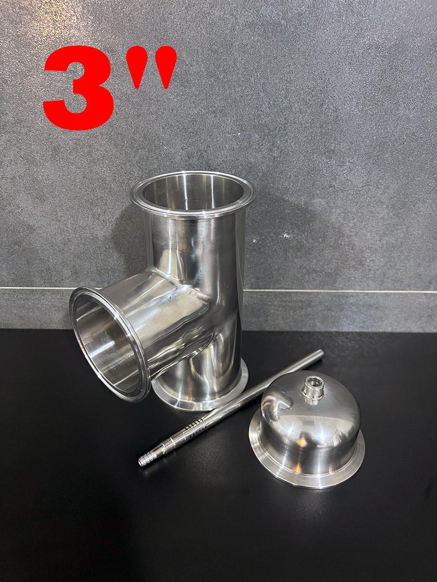 3" Екстрактор Сокслета + трійник