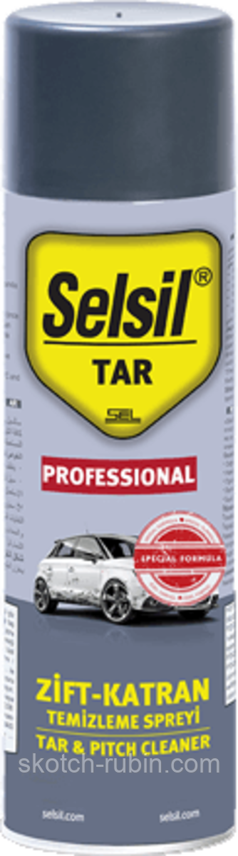 Очищувач бітуму та дьогтю (Спрей) SELSIL 500 мл(DW)