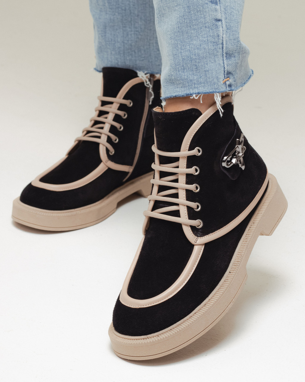 Черевики Guero 5001001 36 чорні замша