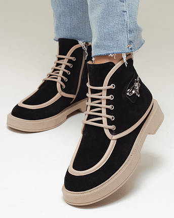 Черевики Guero 5001001 36 чорні замша, фото 1