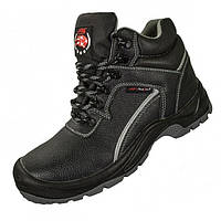 Спецвзуття черевики чоловічі, взуття робоче шкіряне ударостійке, роба чоловіча повсякденна, метал носок, польша