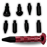 Пробійник універсальний з 9 насадками H-010 для будь-яких матеріалів, фото 2