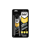 Герметик силіконовий термостійкий SELSIL Тюбик (ЧОРНИЙ) для  автомобілів, 85 гр [24]