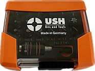 Насадки викруткові USH Industry: з магнітним тримачем, PH, PZ, SL, Torx, HEX, 19 ел