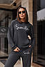 Жіночий спортивний костюм з худі "Team"| Норма і батал, фото 6