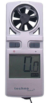 Портативний крильчатий анемометр Technoline EA3000 (Silver), фото 1