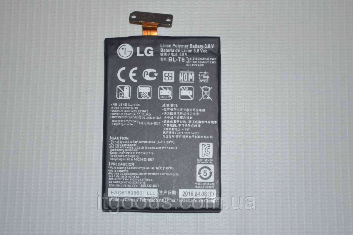 Оригінальний акумулятор BL-T5 для LG Google Nexus 4 E960 | Optimus G E970 E973 E975 F180