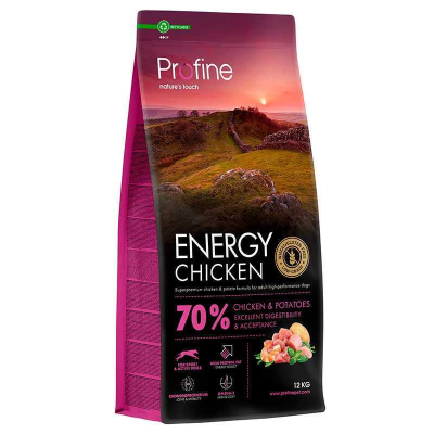 Сухий корм для активних собак всіх порід Profine (Профайн) Energy з куркою та картоплею 12 кг, фото 1